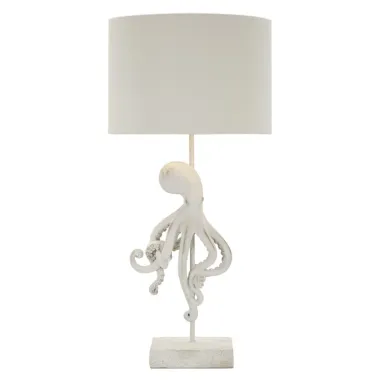 LAMPA STOŁOWA OCTOPUS BIAŁA Ø 30,5X64,5 cm